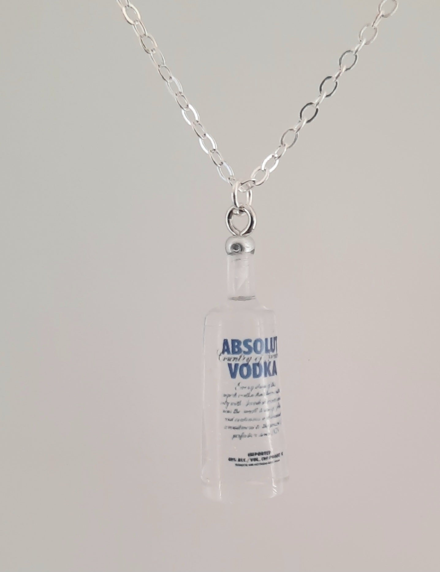 ABSOLUTE VODKA NECKLACE