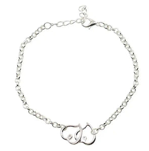 Double heart bracelet