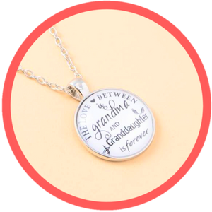 Grandma and Grandaughter Necklace