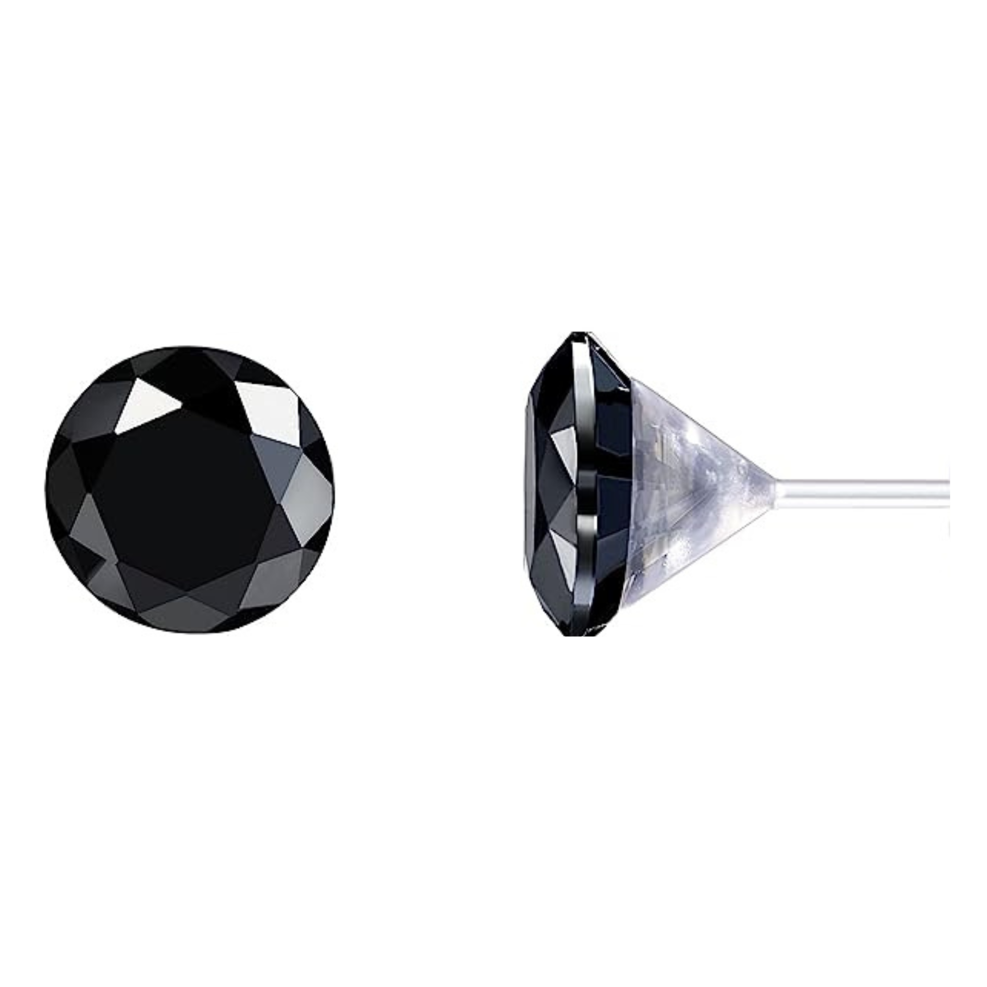 Ebony Gem stud Earrings