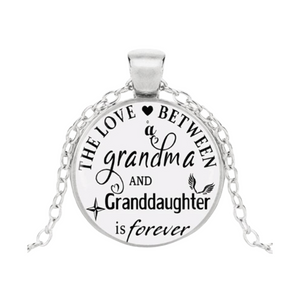 Grandma and Grandaughter Necklace