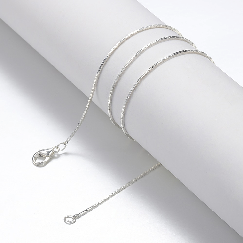 Silver Simple Chain Necklace