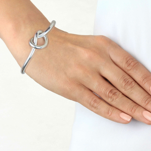 Knotted Heart Bangle