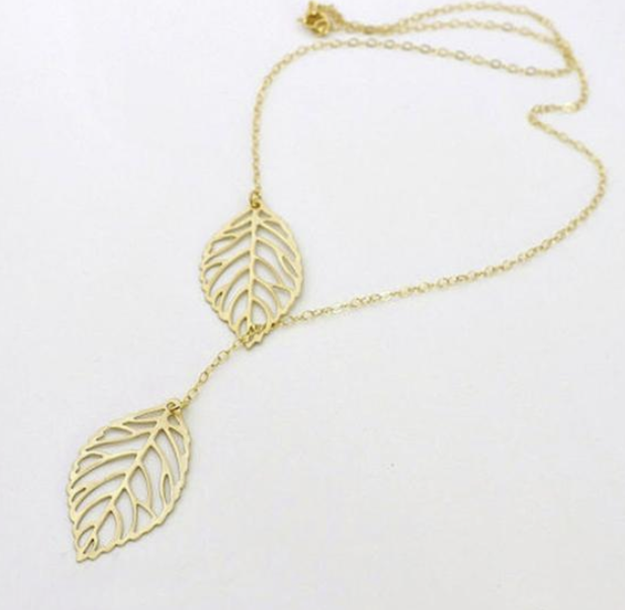 Gold Leaf Necklace