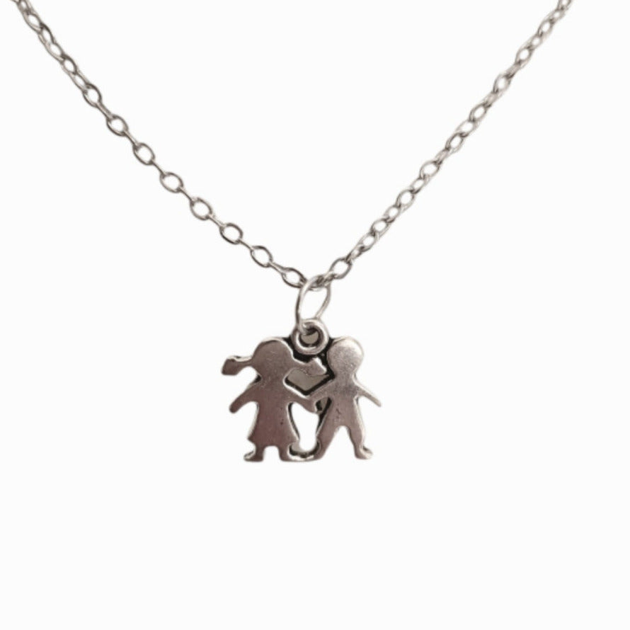 Little Boy and Girl Necklace