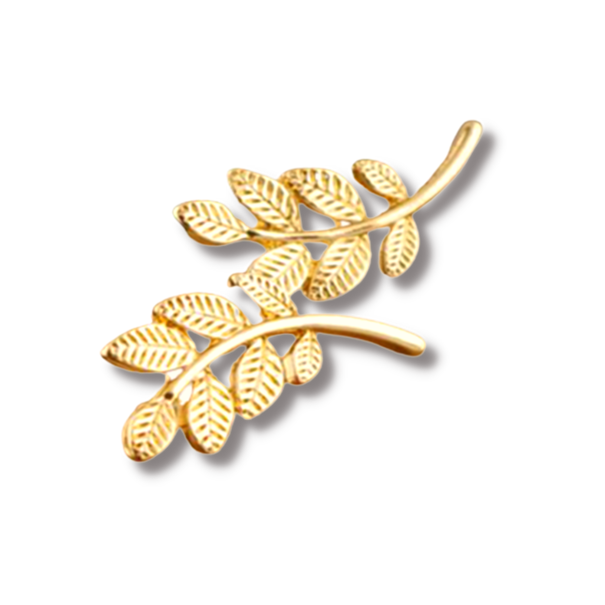 Gold Branch Earrings