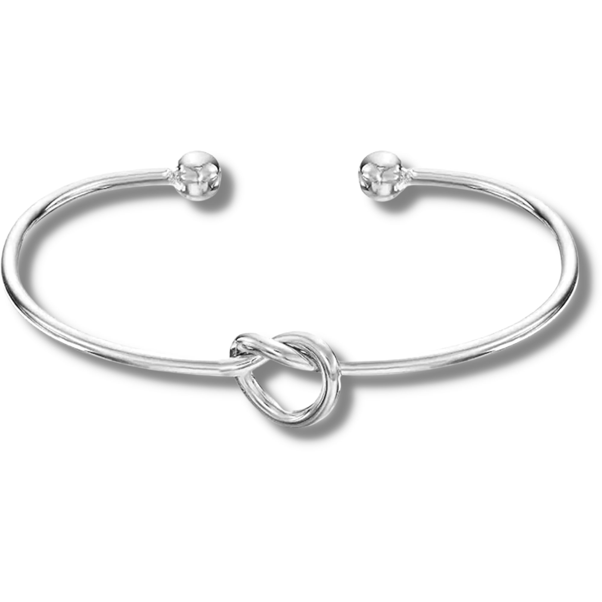 Knotted Heart Bangle