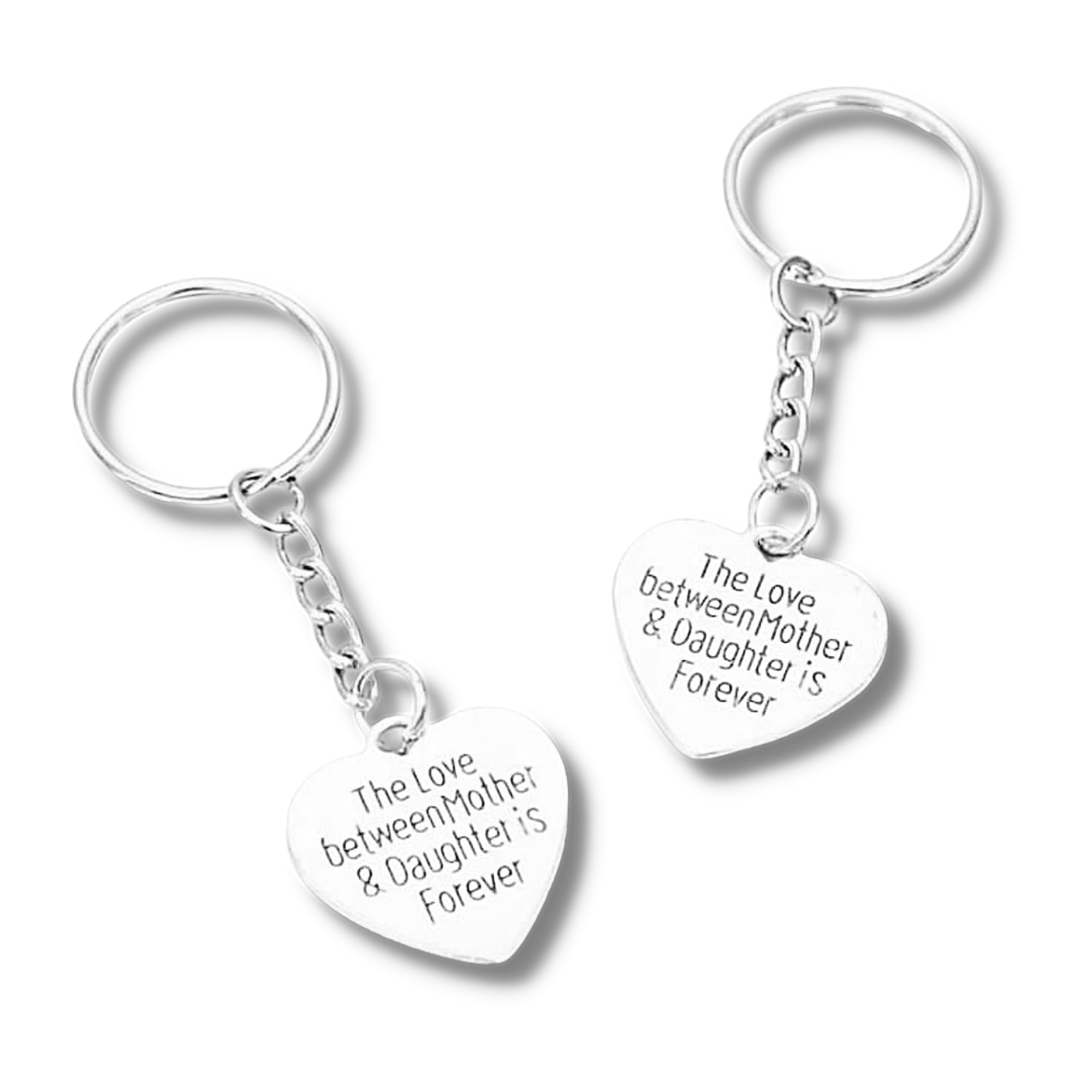 Mother And Daughter Keychain