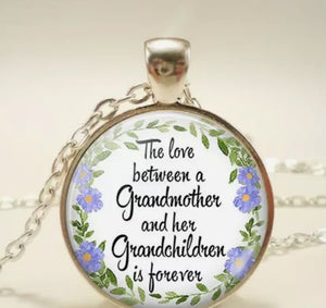 Grandmother and her Grandchildren Necklace