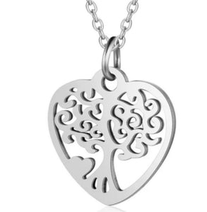 Tree Of Life Heart Necklace